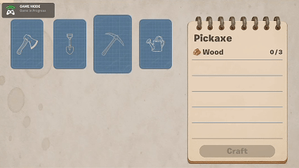 Day 28 — Final Crop Imports, Crafting UI Polish & Inventory UI Direction